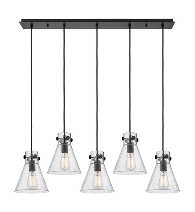 Linear/Island 4 Light + by Innovations ( 405 | 125-410-1PS-BK-G411-8SDY Downtown Urban ) 