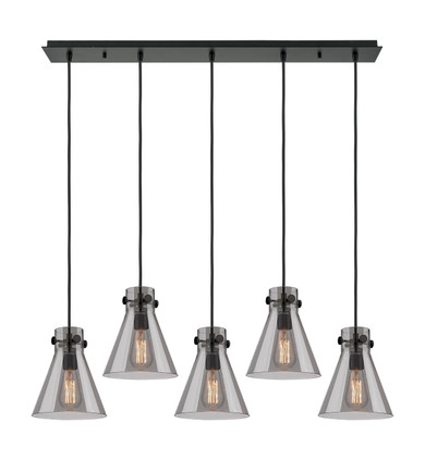 Linear/Island 4 Light + by Innovations ( 405 | 125-410-1PS-BK-G411-8SM Downtown Urban ) 
