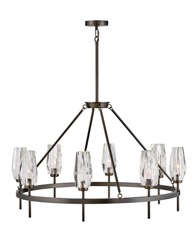 Mid. Chandeliers Glass Up by Hinkley ( 13 | 38258BX Ana ) 