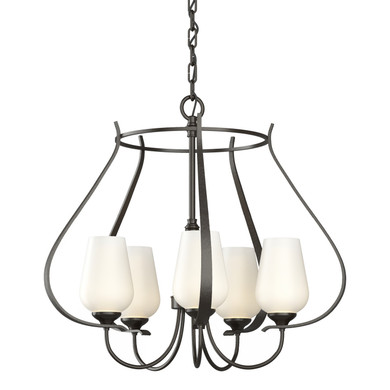 Mid. Chandeliers Glass Up by Hubbardton Forge ( 39 | 103045-SKT-14-GG0303 Flora ) 