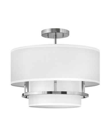 Semi-Flush Mts. Drum Shade by Hinkley ( 13 | 38893PN Graham ) 