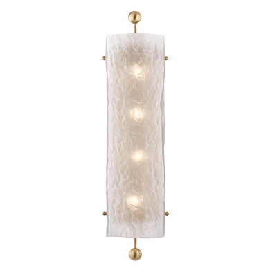 Sconces Single Glass by Hudson Valley ( 70 | 2427-AGB Broome ) 