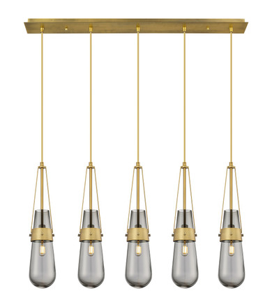 Linear/Island 4 Light + by Innovations ( 405 | 125-452-1P-BB-G452-4SM Downtown Urban ) 