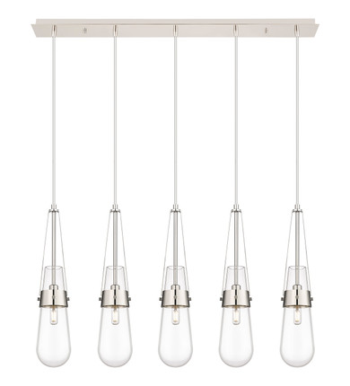 Linear/Island 4 Light + by Innovations ( 405 | 125-452-1P-PN-G452-4CL Downtown Urban ) 