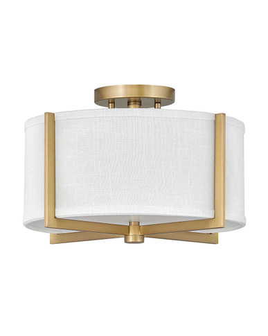 Semi-Flush Mts. Drum Shade by Hinkley ( 13 | 41706HB Axis Off White ) 