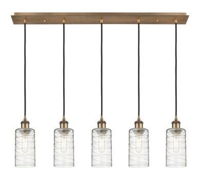 Linear/Island 4 Light + by Innovations ( 405 | 125B-5P-BB-G434-7DE Downtown Urban ) 