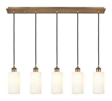 Linear/Island 4 Light + by Innovations ( 405 | 125B-5P-BB-G434-7WH Downtown Urban ) 