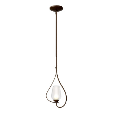 Mini Pendants Glass Down by Hubbardton Forge ( 39 | 183050-SKT-MULT-05-ZS0354 Flora ) 