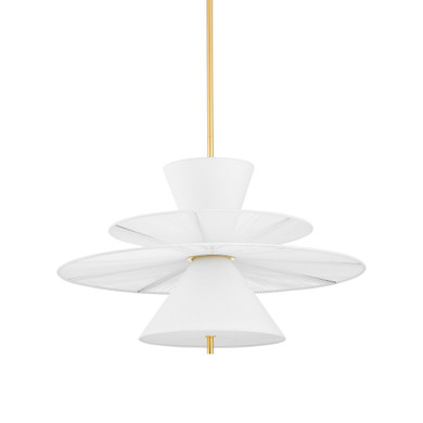 Pendants Fabric Shade by Hudson Valley ( 70 | 2630-AGB Esperance ) 
