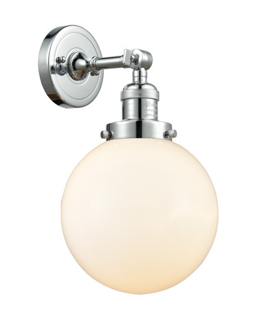 Sconces Single Glass by Innovations ( 405 | 203-PC-G201-8-LED Franklin Restoration ) 