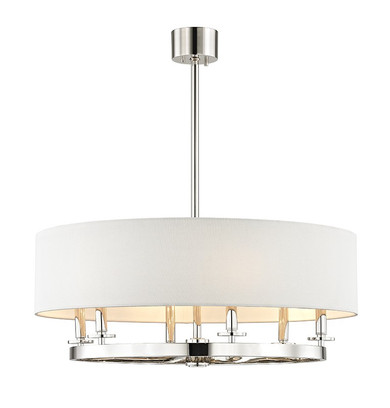 Mid. Chandeliers Drum Shade by Hudson Valley ( 70 | 6530-PN Durham ) 