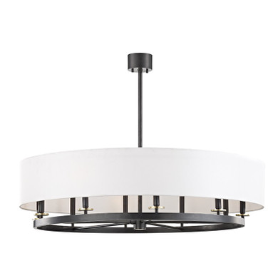 Large Chandeliers Drum Shade by Hudson Valley ( 70 | 6542-AOB Durham ) 