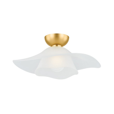 Semi-Flush Mts. Glass Down by Hudson Valley ( 70 | 2918-AGB Netherlee ) 