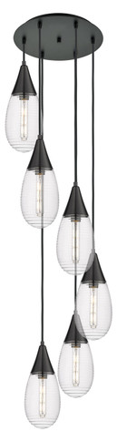 Pendants Multi-port/Cascade by Innovations ( 405 | 116-450-1P-BK-G450-6SCL Downtown Urban ) 