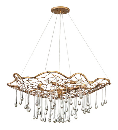Mid. Chandeliers Glass Down by Hinkley ( 13 | 45306BNG Laguna ) 