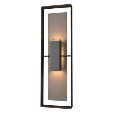 Exterior Sconces by Hubbardton Forge ( 39 | 302607-SKT-14-77-ZM0546 Shadow Box ) 