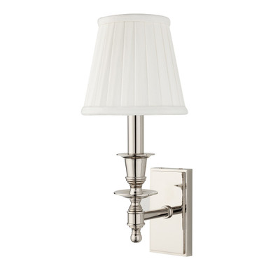 Sconces Single Candle by Hudson Valley ( 70 | 6801-PN Ludlow ) 