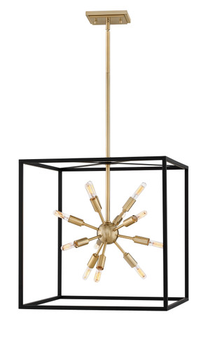 Foyer/Hall Lanterns Open Frame by Hinkley ( 13 | 46314BLK Aros ) 