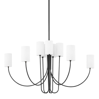 Large Chandeliers Candle by Hudson Valley ( 70 | 6848-OB Harlem ) 