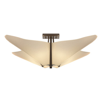 Semi-Flush Mts. Bowl Style by Hubbardton Forge ( 39 | 123305-SKT-05-SH1995 Kirigami ) 