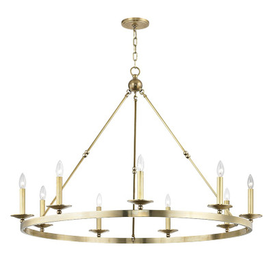 Large Chandeliers Candle by Hudson Valley ( 70 | 3209-AGB Allendale ) 