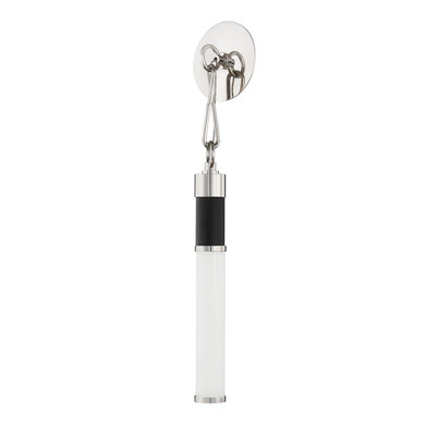 Sconces Single Glass by Hudson Valley ( 70 | 7001-PN/BK Huntington ) 