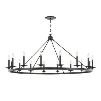 Large Chandeliers Candle by Hudson Valley ( 70 | 3216-AOB Allendale ) 