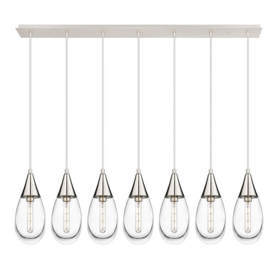 Linear/Island 4 Light + by Innovations ( 405 | 127-450-1P-PN-G450-6CL Downtown Urban ) 
