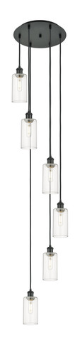 Pendants Multi-port/Cascade by Innovations ( 405 | 116B-6P-BK-G434-7CL Downtown Urban ) 