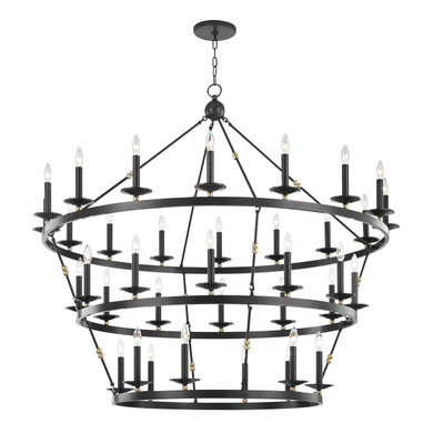 Large Chandeliers Candle by Hudson Valley ( 70 | 3258-AOB Allendale ) 