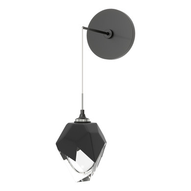 Sconces Single Glass by Hubbardton Forge ( 39 | 201397-SKT-89-BP0754 Chrysalis ) 