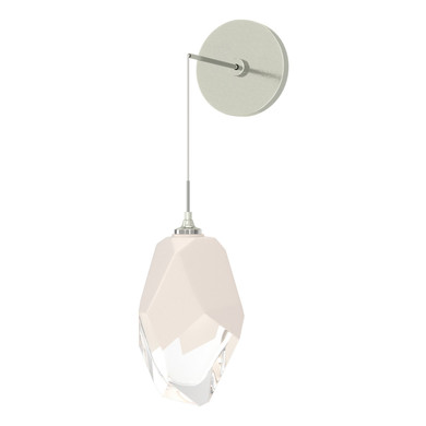 Sconces Single Glass by Hubbardton Forge ( 39 | 201398-SKT-85-WP0755 Chrysalis ) 