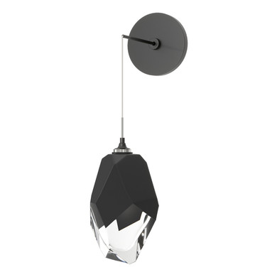 Sconces Single Glass by Hubbardton Forge ( 39 | 201398-SKT-89-BP0755 Chrysalis ) 