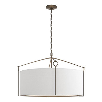 Pendants Drum Shade by Hubbardton Forge ( 39 | 104255-SKT-05-SF2899 Bow ) 