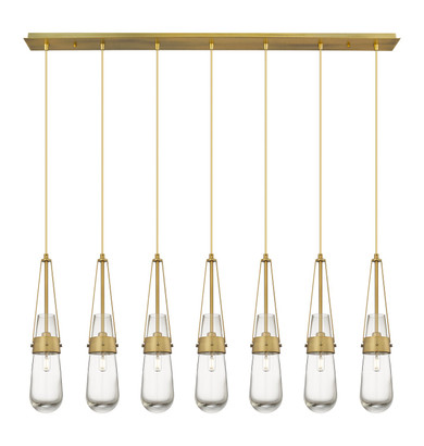 Linear/Island 4 Light + by Innovations ( 405 | 127-452-1P-BB-G452-4CL Downtown Urban ) 
