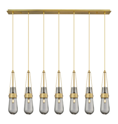 Linear/Island 4 Light + by Innovations ( 405 | 127-452-1P-BB-G452-4SM Downtown Urban ) 