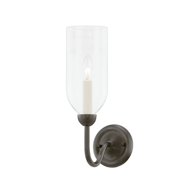 Sconces Single Glass by Hudson Valley ( 70 | MDS111-DB Classic No.1 ) 