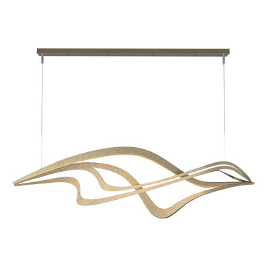 Linear/Island Geometric/Linear by Hubbardton Forge ( 39 | 139905-LED-STND-84 Crossing Waves ) 