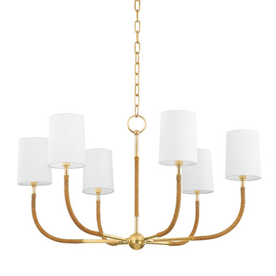Mid. Chandeliers Candle by Hudson Valley ( 70 | 3534-AGB Webson ) 