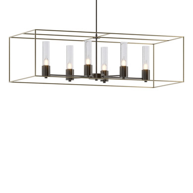 Linear/Island Open Frame by Hubbardton Forge ( 39 | 138940-SKT-MULT-14-84-II0392 Portico ) 