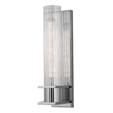 Sconces Single Glass by Hudson Valley ( 70 | 1001-PN Sperry ) 