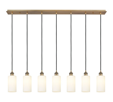 Linear/Island 4 Light + by Innovations ( 405 | 127B-7P-BB-G434-7WH Downtown Urban ) 