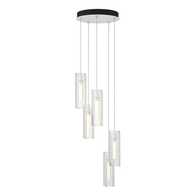 Pendants Multi-port/Cascade by Hubbardton Forge ( 39 | 131124-SKT-STND-02-ZM0065 Exos Glass ) 