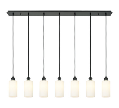 Linear/Island 4 Light + by Innovations ( 405 | 127B-7P-BK-G434-7WH Downtown Urban ) 