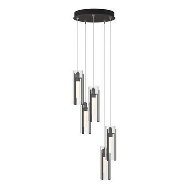 Pendants Multi-port/Cascade by Hubbardton Forge ( 39 | 131124-SKT-STND-20-ZM0065 Exos Glass ) 