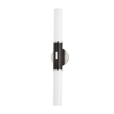 Sconces Double Glass by Hudson Valley ( 70 | 3626-PN/BBR Crewe ) 