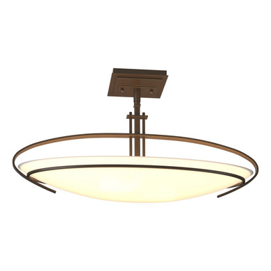 Semi-Flush Mts. Bowl Style by Hubbardton Forge ( 39 | 124341-SKT-05-GG0089 Mackintosh ) 