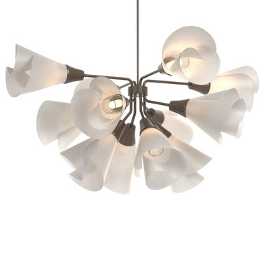 Pendants Fabric Shade by Hubbardton Forge ( 39 | 134510-SKT-MULT-05-SH1987 Mobius ) 