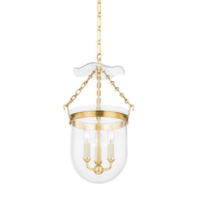 Foyer/Hall Lanterns Glass w/Frame by Hudson Valley ( 70 | MDS1601-AGB Rousham ) 