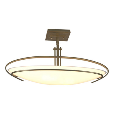 Semi-Flush Mts. Bowl Style by Hubbardton Forge ( 39 | 124341-SKT-84-GG0089 Mackintosh ) 